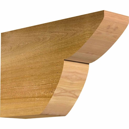 Ekena Millwork Crestline Rough Sawn Rafter Tail, Western Red Cedar, 4"W x 10"H x 16"L RFT04X10X16CRE00RWR